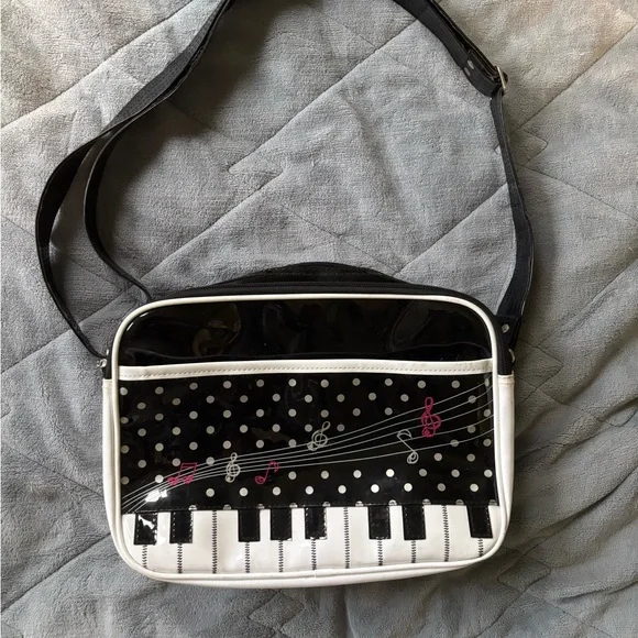 Vintage Japanese Music Note Piano Bag - Picture 1 of 4